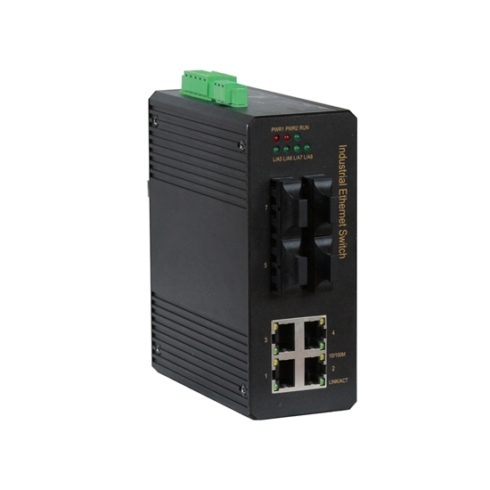 8 Port Unmanaged Industrial Switch, 10/100M, Din Rail 8 Port Unmanaged Industrial Switch, 10/100M, Din Rail