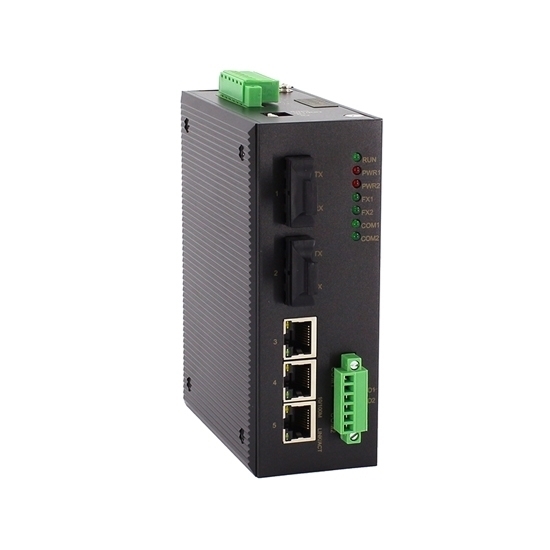 5 Port Managed Industrial Switch, Layer 2, Din Rail 5 Port Managed Industrial Switch, Layer 2, Din Rail