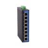 8 Port Full Gigabit Unmanaged Industrial Switch, Din Rail
