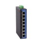 8 Port Full Gigabit Unmanaged Industrial Switch, Din Rail