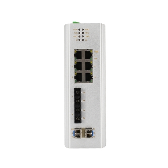 10 Port Gigabit Managed Industrial Switch, Din Rail 10 Port Gigabit Managed Industrial Switch, Din Rail
