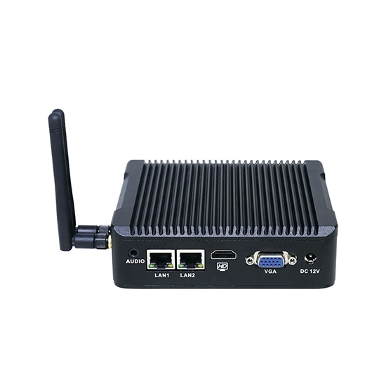 Mini Fanless Industrial PC, Celeron J1900, Linux/Win 7 Mini Fanless Industrial PC, Celeron J1900, Linux/Win 7