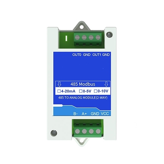 RS485 To 4-20mA/0-5V/0-10V Converter, 2 Channel RS485 To 4-20mA/0-5V/0-10V Converter, 2 Channel