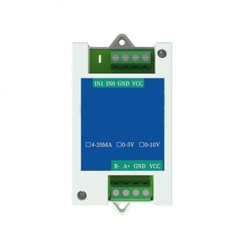 4-20mA/0-5V/0-10V To RS485 Converter, 2 Channel 4-20mA/0-5V/0-10V To RS485 Converter, 2 Channel