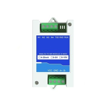 4-20mA/0-5V/0-10V To RS485 Converter, 4 Channel 4-20mA/0-5V/0-10V To RS485 Converter, 4 Channel