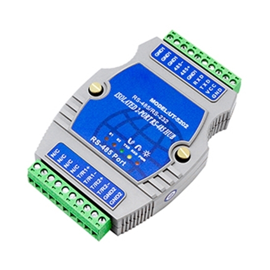 RS-232/ RS-485 To RS-485 Hub, 2 Ports RS-232/ RS-485 To RS-485 Hub, 2 Ports