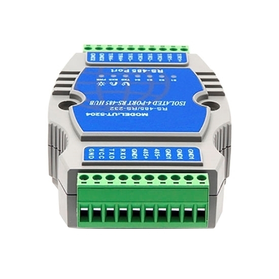 RS-232/ RS-485 To RS-485 Hub, 4 Ports RS-232/ RS-485 To RS-485 Hub, 4 Ports