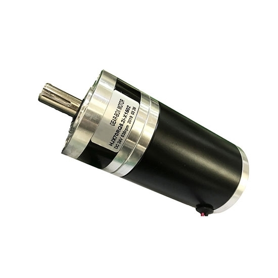 Brushed DC Motor With Gearbox, 2800rpm 12V/24V, 70mm Brushed DC Motor With Gearbox, 2800rpm 12V/24V, 70mm