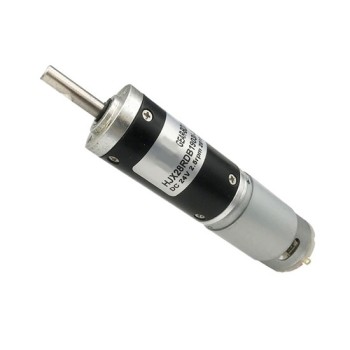 Brushed DC Motor With Gearbox, 7000rpm, 12V/24V, 28mm