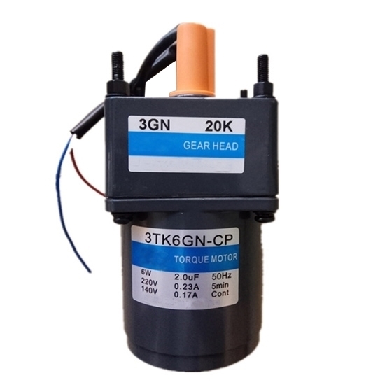 6 W AC Gear Motor, Torque Motor With Gearbox, Single Phase 6 W AC Gear Motor, Torque Motor With Gearbox, Single Phase