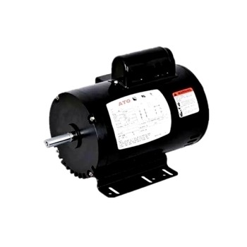 5 Hp NEMA AC Induction Motor, Single Phase 230V, ODP/TEFC