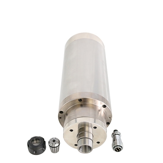4.5 KW Water Cooled CNC Spindle Motor, 24000 Rpm, ER25 4.5 KW Water Cooled CNC Spindle Motor, 24000 Rpm, ER25
