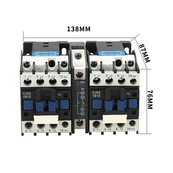 18 Amp Mechanical Interlock AC Contactor 18 Amp Mechanical Interlock AC Contactor