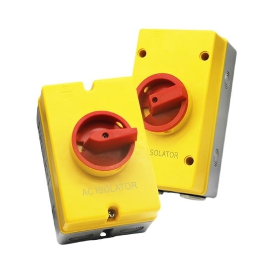 Waterproof AC Isolator Switch, 32A/40A/63A/80A, 4 Pole Waterproof AC Isolator Switch, 32A/40A/63A/80A, 4 Pole