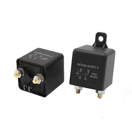 100A Automotive Starter Relay, 12V/24V DC 100A Automotive Starter Relay, 12V/24V DC