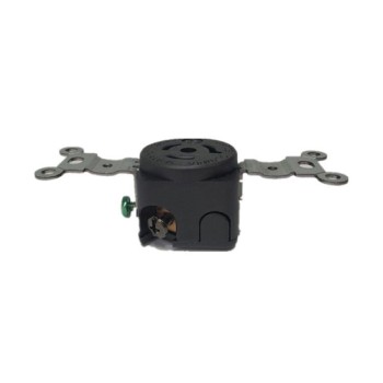 15A 250V Locking Receptacle, 2 Pole, 3 Wire 15A 250V Locking Receptacle, 2 Pole, 3 Wire