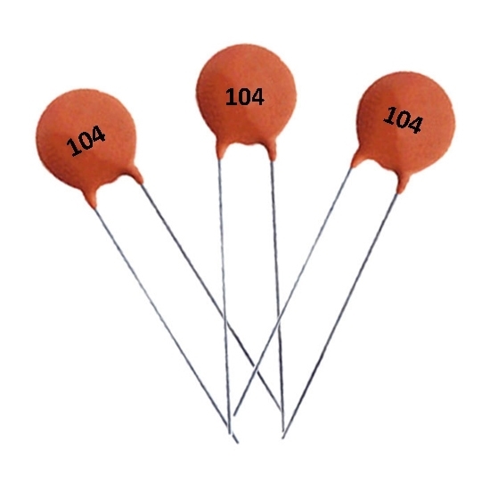 0.1μF 50V Disc Ceramic Capacitor 0.1μF 50V Disc Ceramic Capacitor