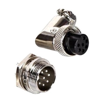 Circular Connector, 2/3/4/5/6/7/8/9/10 Pin, M16 Circular Connector, 2/3/4/5/6/7/8/9/10 Pin, M16