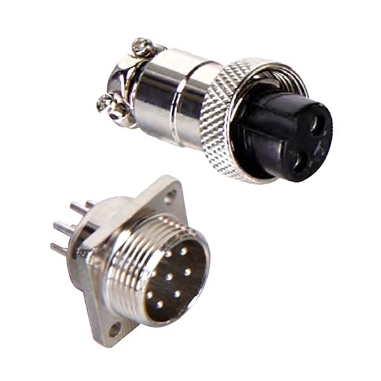 Circular Connector, 2/3/4/5/6/7/8/9/10 Pin, M16 Circular Connector, 2/3/4/5/6/7/8/9/10 Pin, M16