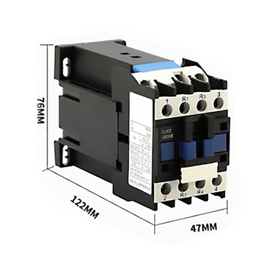 18 Amp 3/4 Pole DC Coil Contactor, 12V/24V/48V/220V Coil 18 Amp 3/4 Pole DC Coil Contactor, 12V/24V/48V/220V Coil