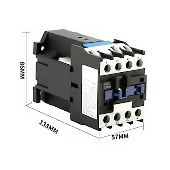 32 Amp 3/4 Pole DC Coil Contactor, 12V/24V/48V/220V Coil 32 Amp 3/4 Pole DC Coil Contactor, 12V/24V/48V/220V Coil