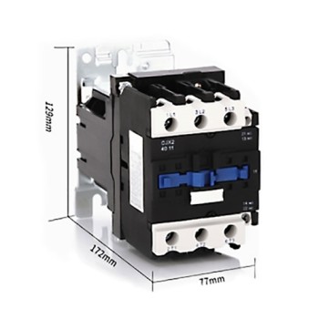 50 Amp 3/4 Pole DC Coil Contactor, 12V/24V/48V/220V Coil