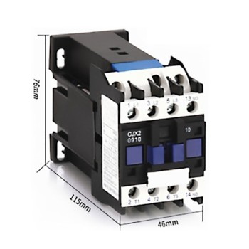 9 Amp 3/4 Pole DC Coil Contactor, 12V/24V/48V/220V Coil 9 Amp 3/4 Pole DC Coil Contactor, 12V/24V/48V/220V Coil