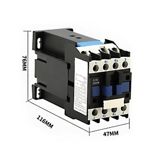 9 Amp 3/4 Pole DC Coil Contactor, 12V/24V/48V/220V Coil 9 Amp 3/4 Pole DC Coil Contactor, 12V/24V/48V/220V Coil