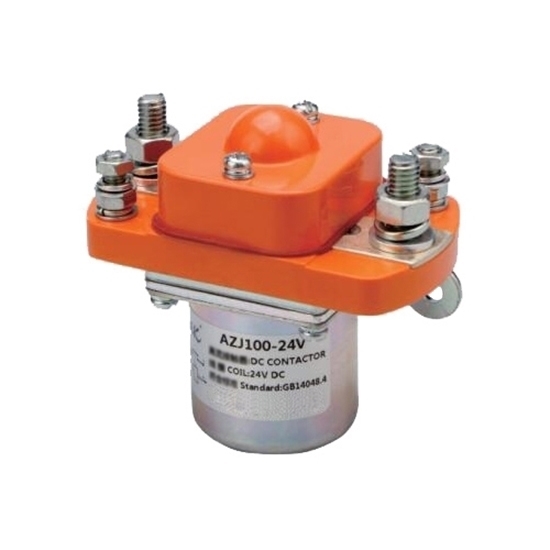 100A DC Contactor, Single Pole, 12V/24V/48V 100A DC Contactor, Single Pole, 12V/24V/48V