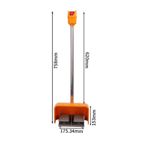 Double Foot Switch With Emergency Stop Button Double Foot Switch With Emergency Stop Button