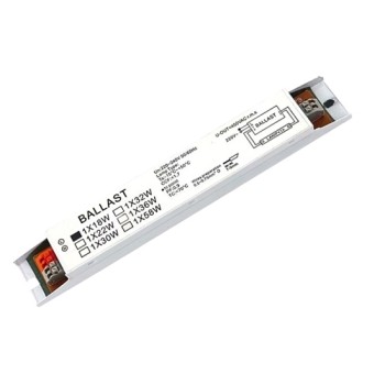 58 Watt Electronic Ballast, 1 Lamp/2 Lamp
