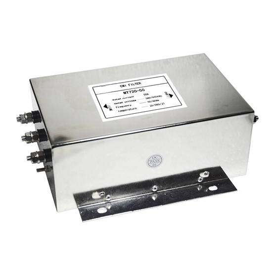 50A 3-phase EMI Line Filter, 2 Stage 50A 3-phase EMI Line Filter, 2 Stage