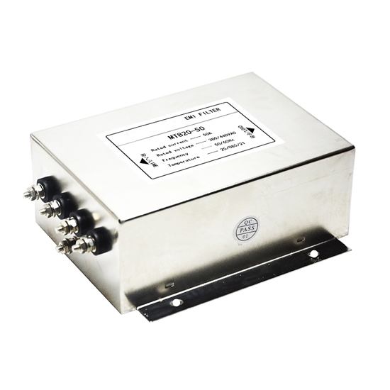50A 3-phase EMI Line Filter, 2 Stage 50A 3-phase EMI Line Filter, 2 Stage