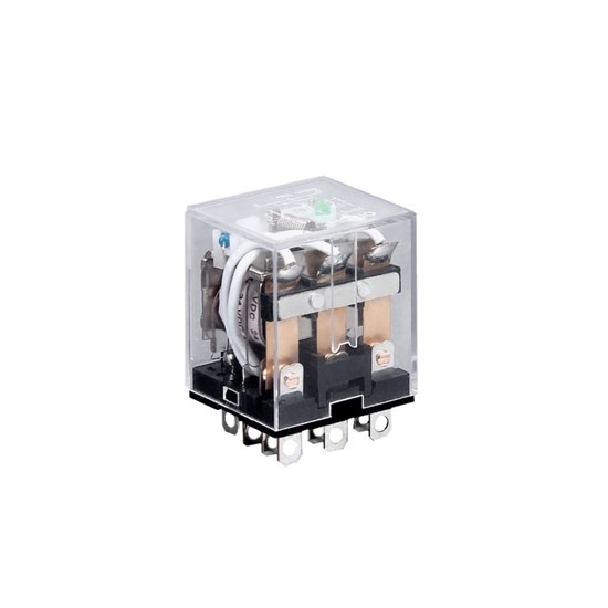 Electromagnetic Relay, 11-pin 3PDT, 12V/24V/110V/220V Electromagnetic Relay, 11-pin 3PDT, 12V/24V/110V/220V