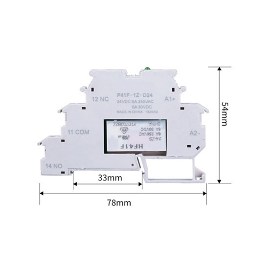 Slim Interface Electromagnetic Relay, SPDT, 24V DC Slim Interface Electromagnetic Relay, SPDT, 24V DC