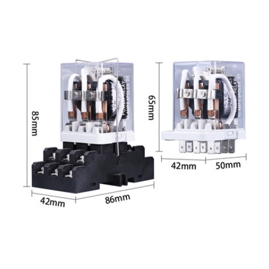 Electromagnetic Relay, 3PDT, 12/24/48/110/220V Electromagnetic Relay, 3PDT, 12/24/48/110/220V