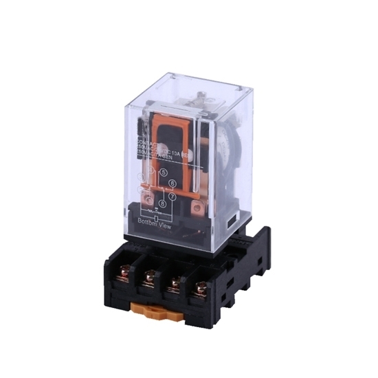 Electromagnetic Relay, 8-pin DPDT, 12V/24V/110V/220V Coil Electromagnetic Relay, 8-pin DPDT, 12V/24V/110V/220V Coil