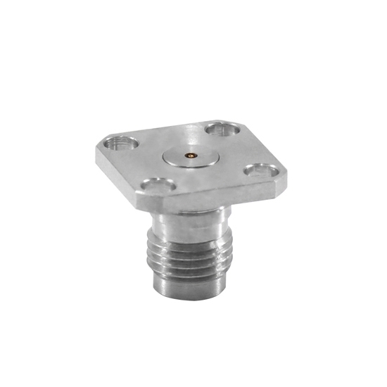 1.85mm Female RF Coaxial Connector, Flange Mount 1.85mm Female RF Coaxial Connector, Flange Mount