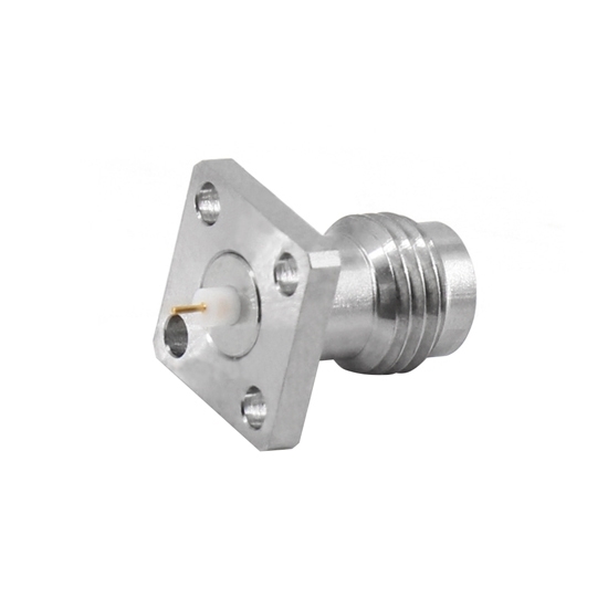 2.4mm Female RF Coaxial Connector, Flange Mount 2.4mm Female RF Coaxial Connector, Flange Mount