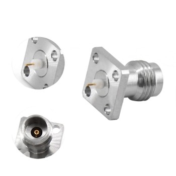 2.4mm Female RF Coaxial Connector, Flange Mount 2.4mm Female RF Coaxial Connector, Flange Mount