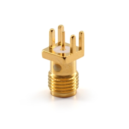 SMA Female 4 Pin RF Coaxial Connector, PCB Mount SMA Female 4 Pin RF Coaxial Connector, PCB Mount
