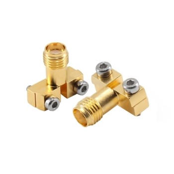 SMA Female RF Coaxial Connector, PCB Edge Mount