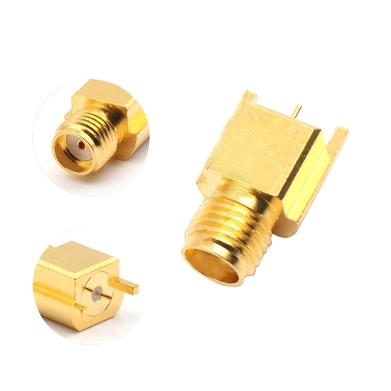 SMA Female RF Coaxial Connector, PCB Mount SMA Female RF Coaxial Connector, PCB Mount