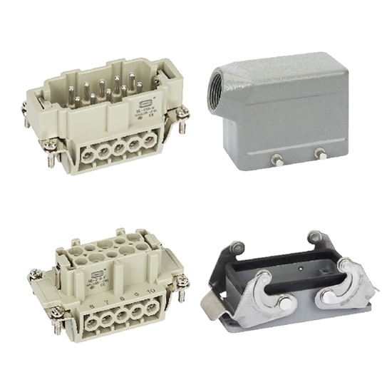 Heavy Duty Connector, 10 Pin, AC 250V/500V, 16A Heavy Duty Connector, 10 Pin, AC 250V/500V, 16A