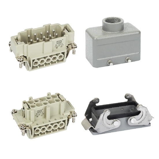 Heavy Duty Connector, 10 Pin, AC 250V/500V, 16A Heavy Duty Connector, 10 Pin, AC 250V/500V, 16A