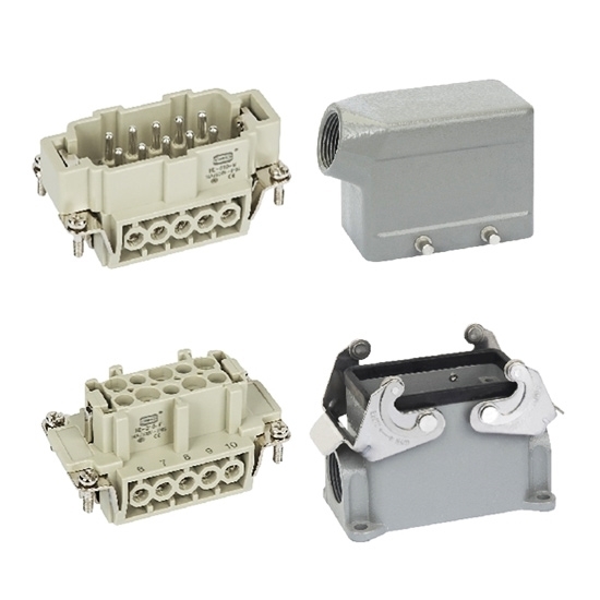 Heavy Duty Connector, 10 Pin, AC 250V/500V, 16A Heavy Duty Connector, 10 Pin, AC 250V/500V, 16A