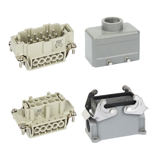 Heavy Duty Connector, 10 Pin, AC 250V/500V, 16A Heavy Duty Connector, 10 Pin, AC 250V/500V, 16A