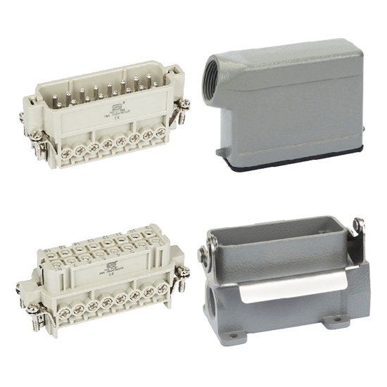 Heavy Duty Connector, 16 Pin, 250VAC/500VAC, 16A Heavy Duty Connector, 16 Pin, 250VAC/500VAC, 16A