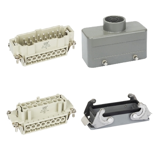 Heavy Duty Connector, 16 Pin, 250VAC/500VAC, 16A Heavy Duty Connector, 16 Pin, 250VAC/500VAC, 16A