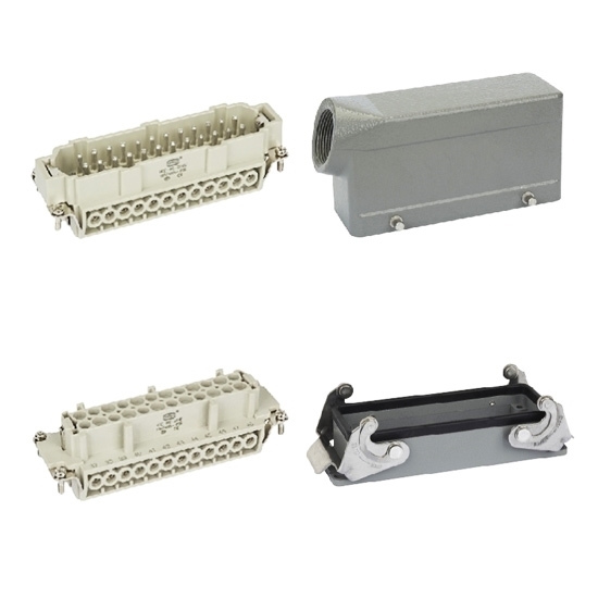 Heavy Duty Connector, 24 Pin, 500VAC / 16 Amp Heavy Duty Connector, 24 Pin, 500VAC / 16 Amp